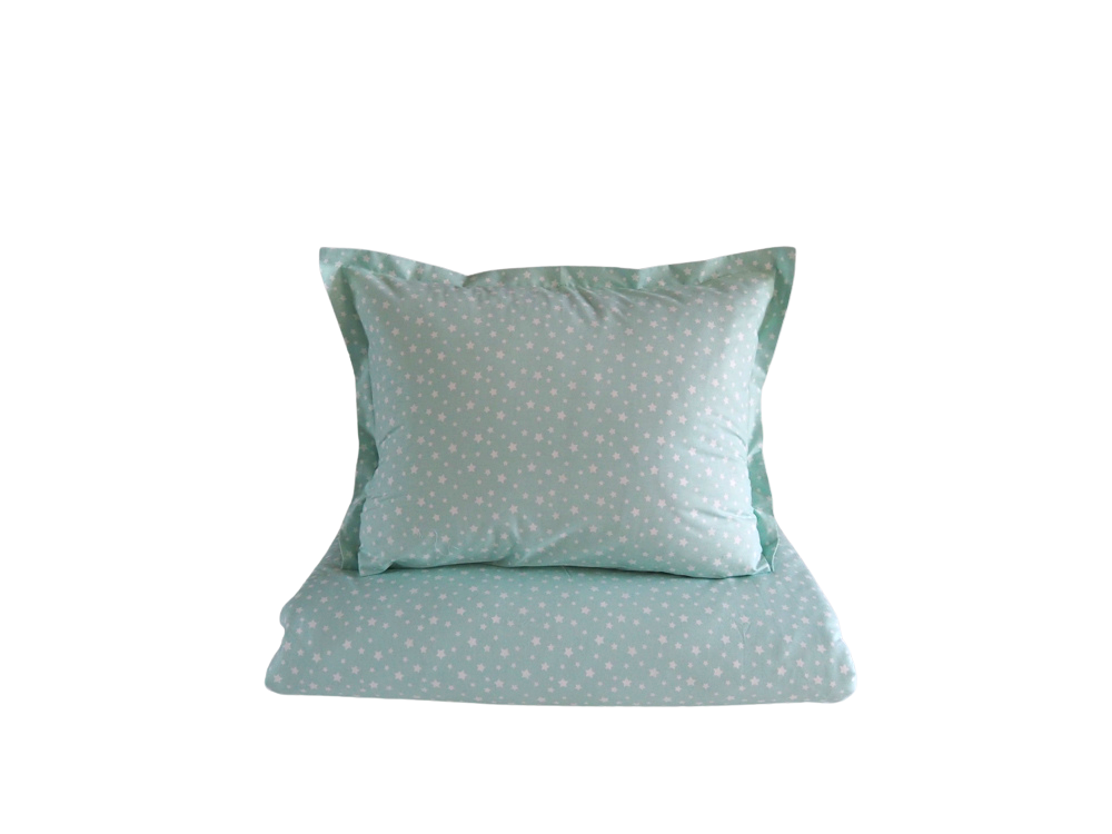 Mint Green | Double Bedding Set - pillowcase 20x27"
